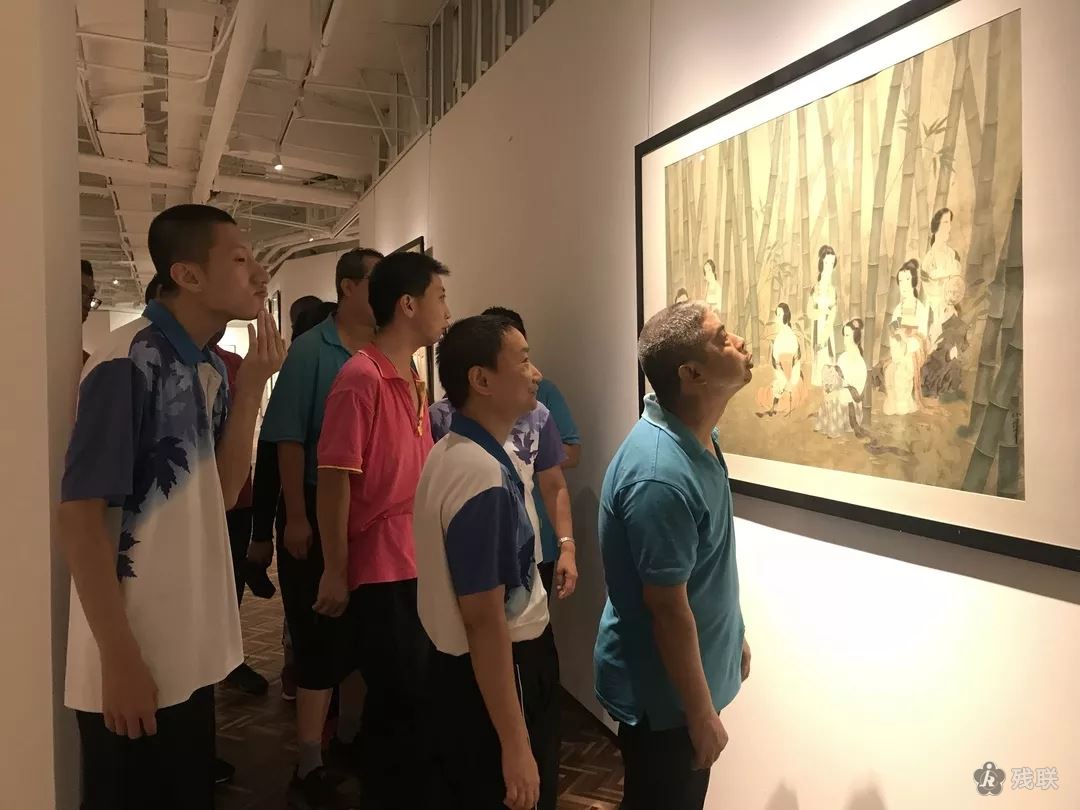 图为 参观现场