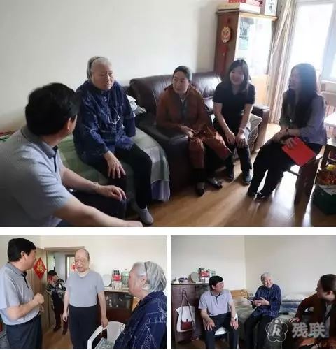 图为 走访现场